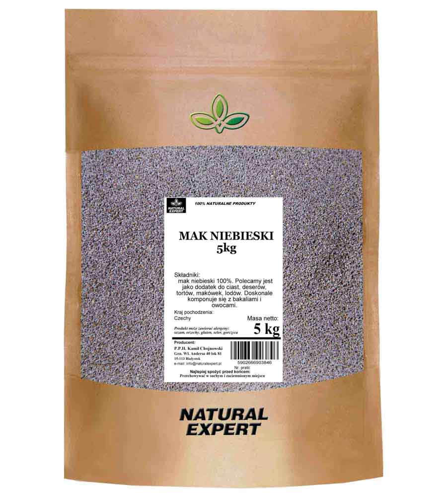 Oryginalne zdjęcie MAK NIEBIESKI 5kg NATURAL EXPERT