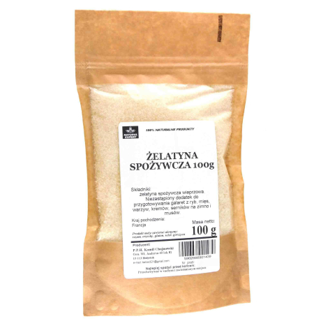 ŻELATYNA SPOŻYWCZA 100g
