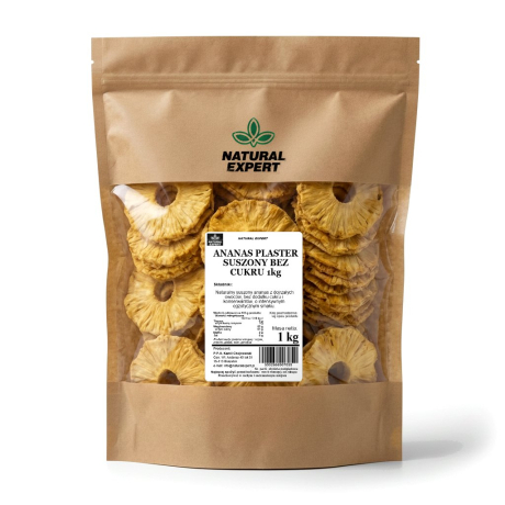 ANANAS PLASTER SUSZONY BEZ CUKRU 1kg