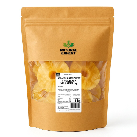 ANANAS SUSZONY Z SOKIEM Z MARAKUI 1kg