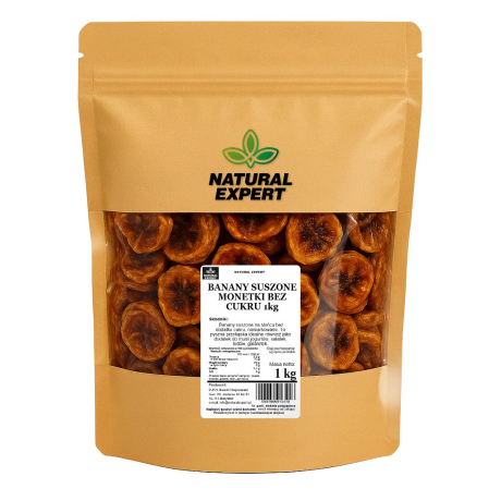 BANANY SUSZONE MONETKI BEZ CUKRU 1kg