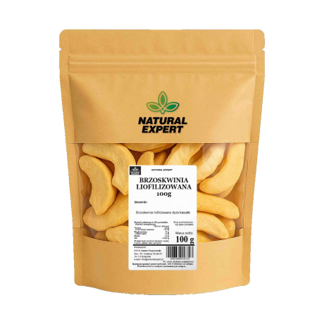 BRZOSKWINIA LIOFILIZOWANA 100g