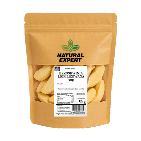 BRZOSKWINIA LIOFILIZOWANA 50g