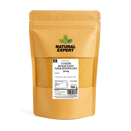 CUKIER BURACZANY NIERAFINOWANY 500g