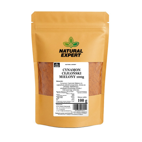 CYNAMON CEJLOŃSKI MIELONY 100g