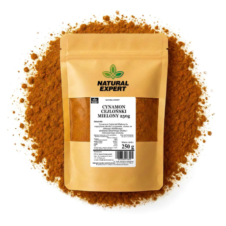 CYNAMON CEJLOŃSKI MIELONY 250g