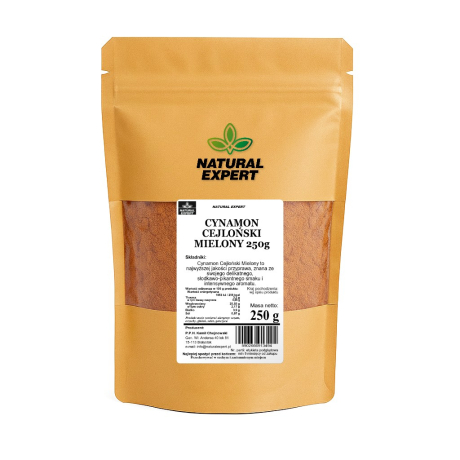 CYNAMON CEJLOŃSKI MIELONY 250g
