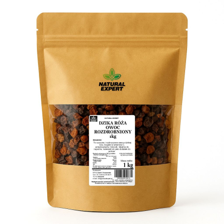 DZIKA RÓŻA OWOC ROZDROBNIONY 1kg