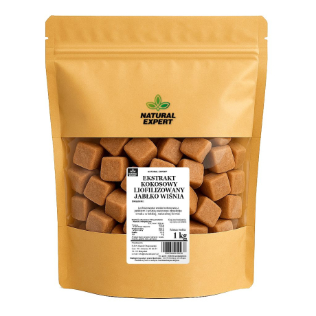 EKSTRAKT KOKOSOWY LIOFILIZOWANY JABŁKO WIŚNIA 1kg