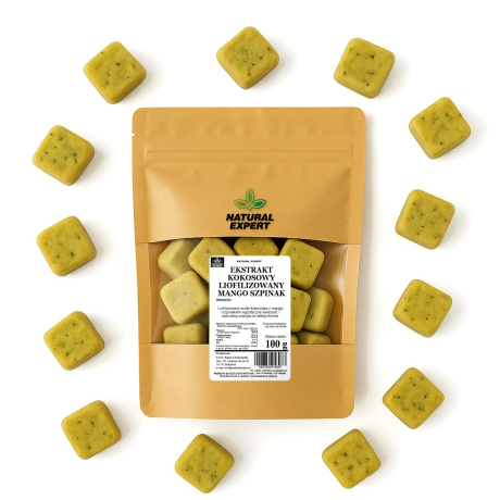 EKSTRAKT KOKOSOWY LIOFILIZOWANY MANGO SZPINAK 100g