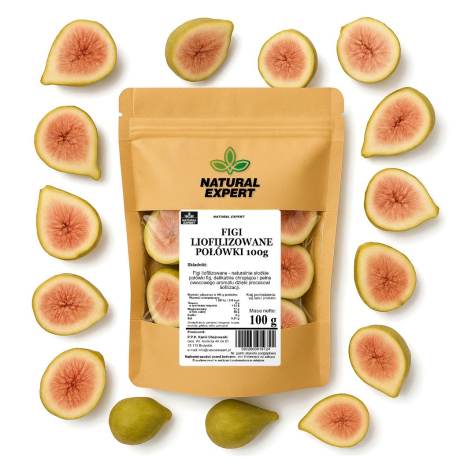 FIGI LIOFILIZOWANE POŁÓWKI 100g