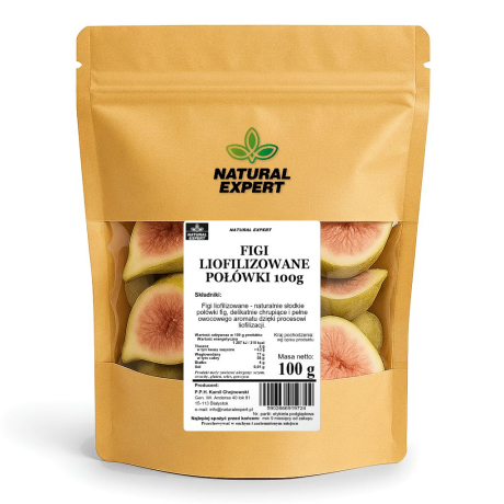 FIGI LIOFILIZOWANE POŁÓWKI 100g