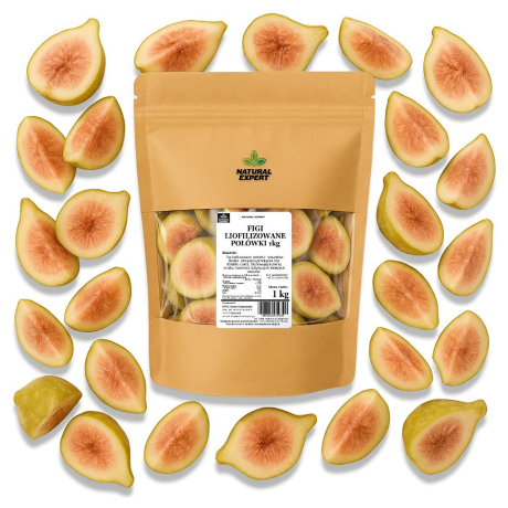 FIGI LIOFILIZOWANE POŁÓWKI 1kg