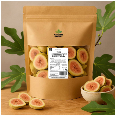 FIGI LIOFILIZOWANE POŁÓWKI 1kg