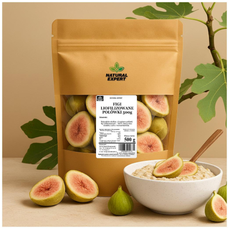 FIGI LIOFILIZOWANE POŁÓWKI 500g