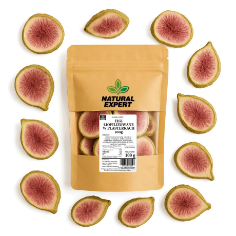 FIGI LIOFILIZOWANE ĆWIARTKI 100g