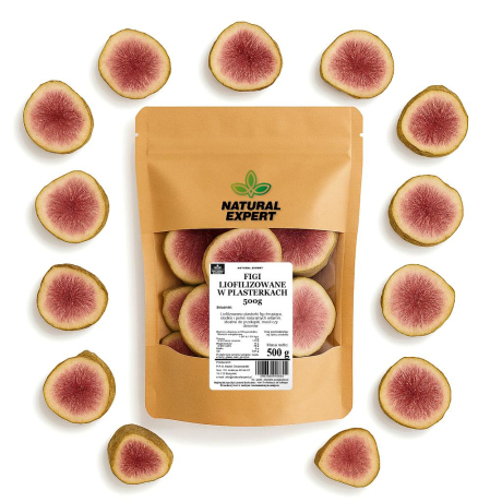 FIGI LIOFILIZOWANE ĆWIARTKI 500g