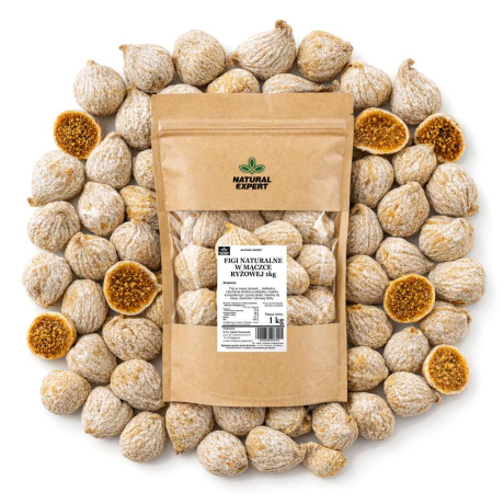 FIGI NATURALNE W MĄCZCE RYŻOWEJ 1kg