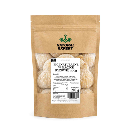 FIGI NATURALNE W MĄCZCE RYŻOWEJ 200g