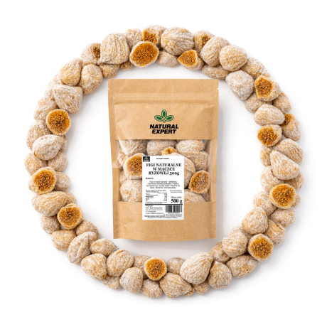 FIGI NATURALNE W MĄCZCE RYŻOWEJ 500g