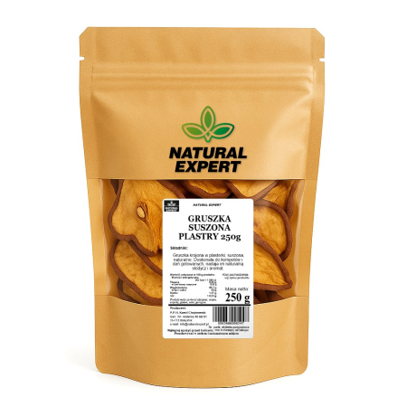 GRUSZKA SUSZONA PLASTRY 250g