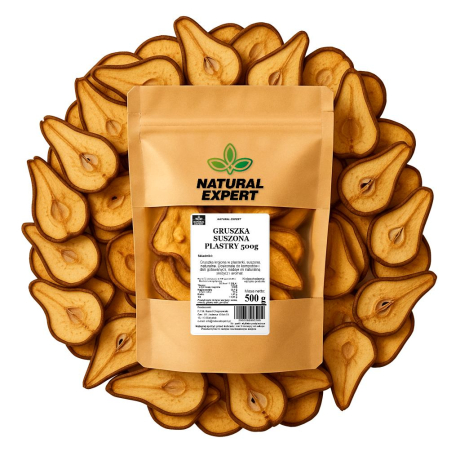GRUSZKA SUSZONA PLASTRY 500g
