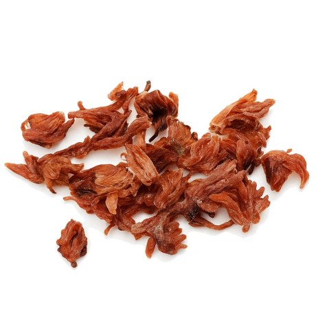KWIATY HIBISKUSA SUSZONE LEKKO SŁODZONE 500g