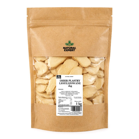 IMBIR PLASTRY LIOFILIZOWANE 1kg