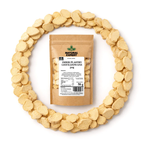 IMBIR PLASTRY LIOFILIZOWANE 50g