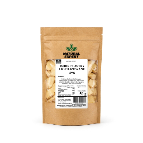 IMBIR PLASTRY LIOFILIZOWANE 50g