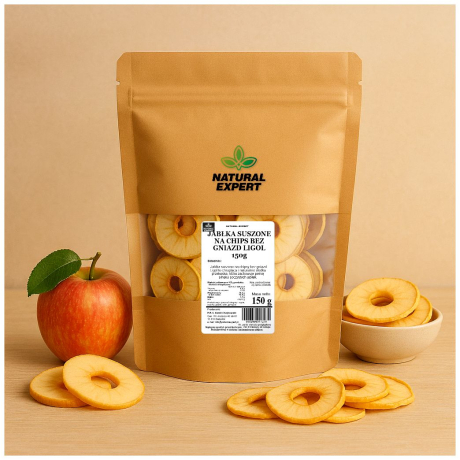 JABŁKA SUSZONE NA CHIPS BEZ GNIAZD LIGOL 150g