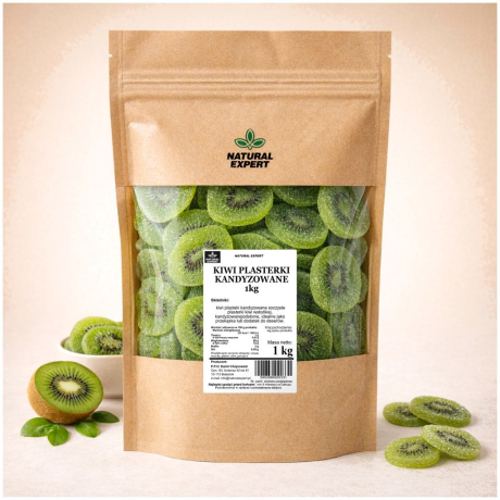 KIWI PLASTERKI KANDYZOWANE 1kg