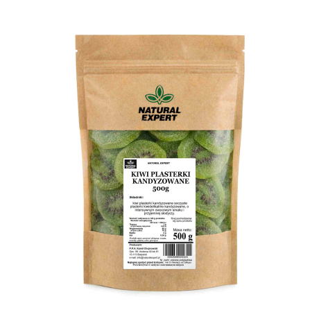 KIWI PLASTERKI KANDYZOWANE 500g