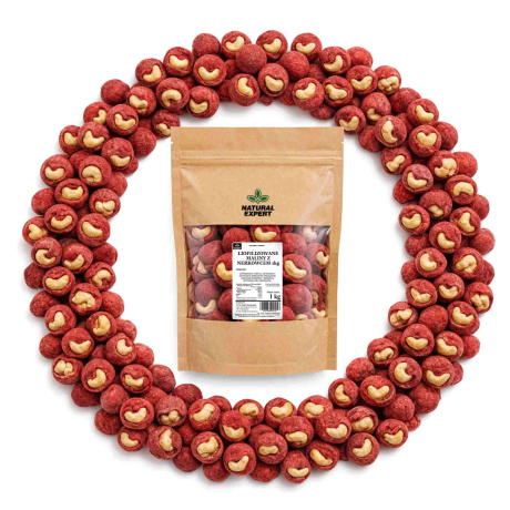 LIOFILIZOWANE MALINY Z NERKOWCEM 1kg
