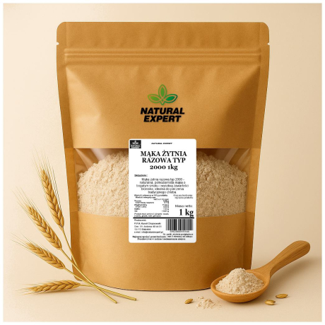 MĄKA ŻYTNIA RAZOWA TYP 2000 1kg