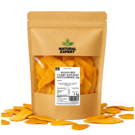 MANGO BEZ CUKRU KAWAŁKI WIETNAMSKIE 1kg