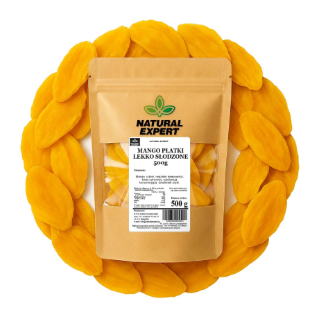 MANGO PŁATKI LEKKO SŁODZONE 500g