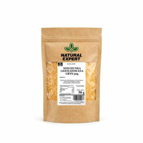 MIECHUNKA LIOFILIZOWANA GRYS 50g