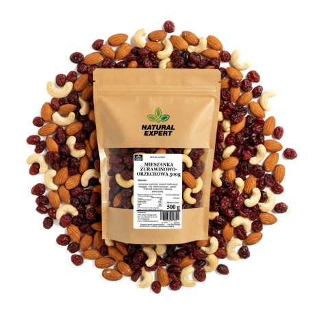 MIESZANKA ŻURAWINOWO- ORZECHOWA 500g