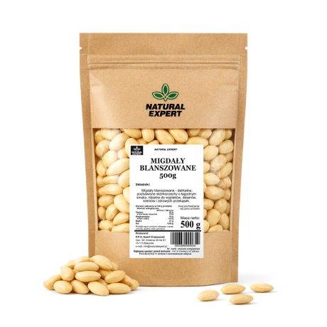 MIGDAŁY BLANSZOWANE 500g