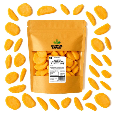 MORELA LIOFILIZOWANA KAWAŁKI 500g