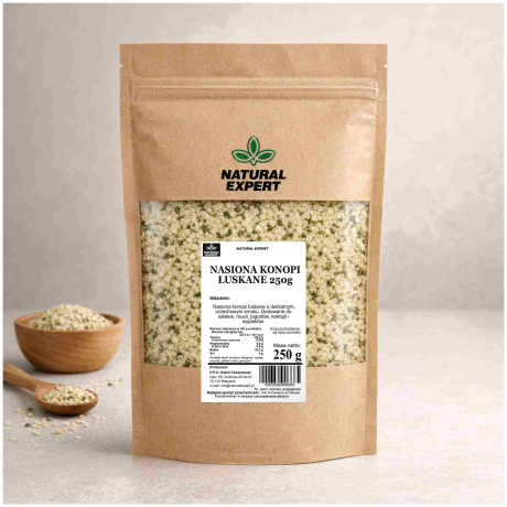NASIONA KONOPI ŁUSKANE 250g