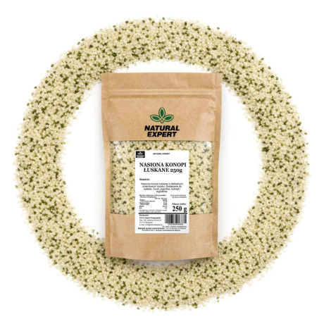 NASIONA KONOPI ŁUSKANE 250g