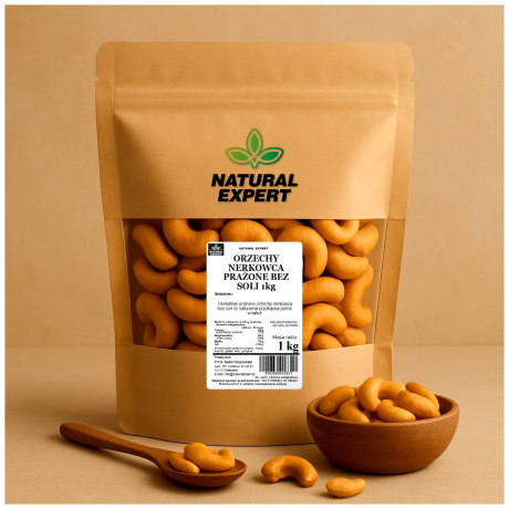 ORZECHY NERKOWCA PRAŻONE BEZ SOLI 1kg