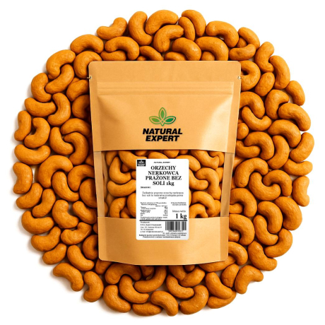 ORZECHY NERKOWCA PRAŻONE BEZ SOLI 1kg