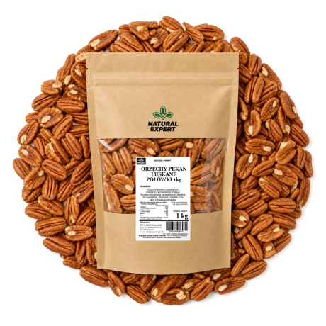 ORZECHY PEKAN ŁUSKANE POŁÓWKI 1kg
