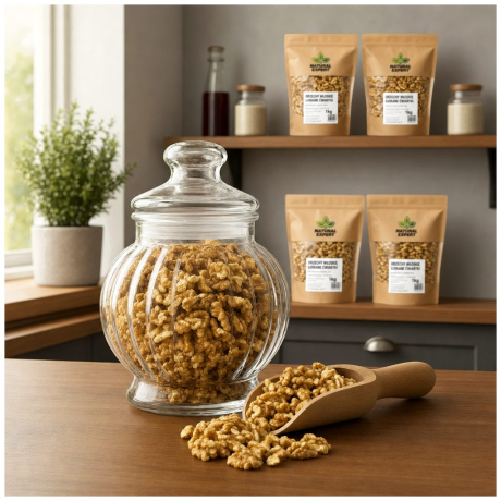 ORZECHY WŁOSKIE ŁUSKANE ĆWIARTKI 1kg