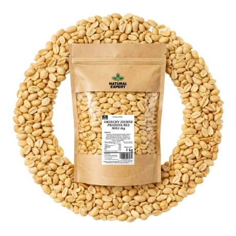 ORZECHY ZIEMNE PRAŻONE BEZ SOLI 1kg