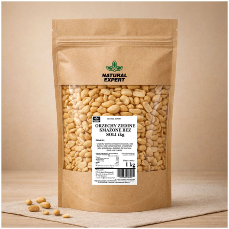 ORZECHY ZIEMNE SMAŻONE BEZ SOLI 1kg