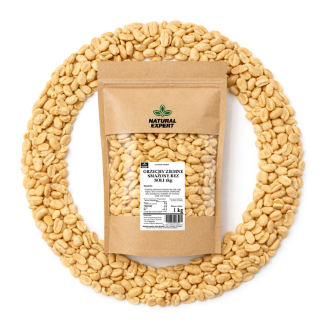 ORZECHY ZIEMNE SMAŻONE BEZ SOLI 1kg